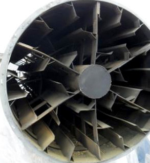 complex and expensive fittings inside a single-pass drum