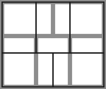 layout of bags on pallets