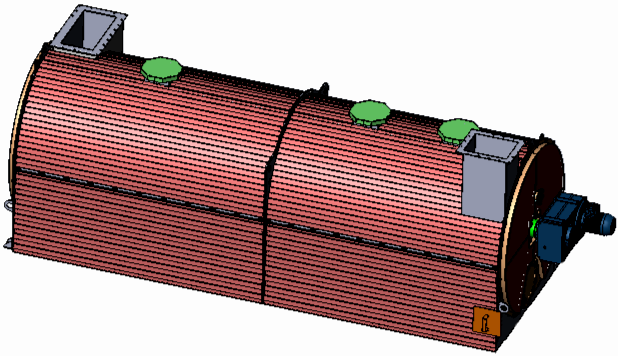 Rotary Dryers with Stationary Body