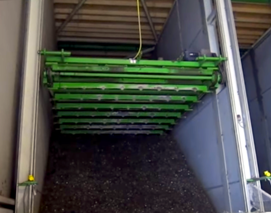 Warehouse with Overhead Conveyor